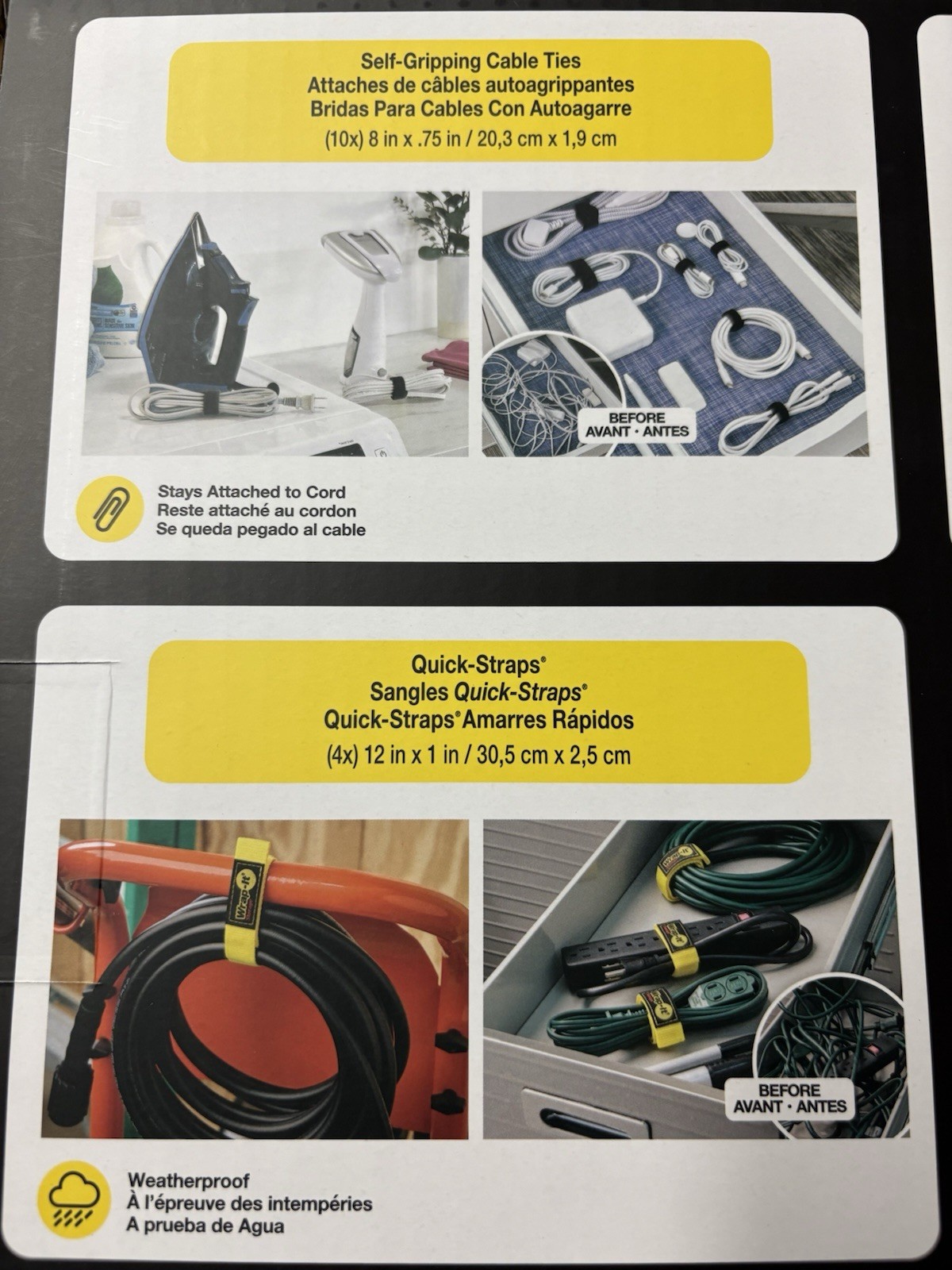 Wrap-It Storage Ultimate Organization Pack, Assorted Straps & Ties, 24 Pieces