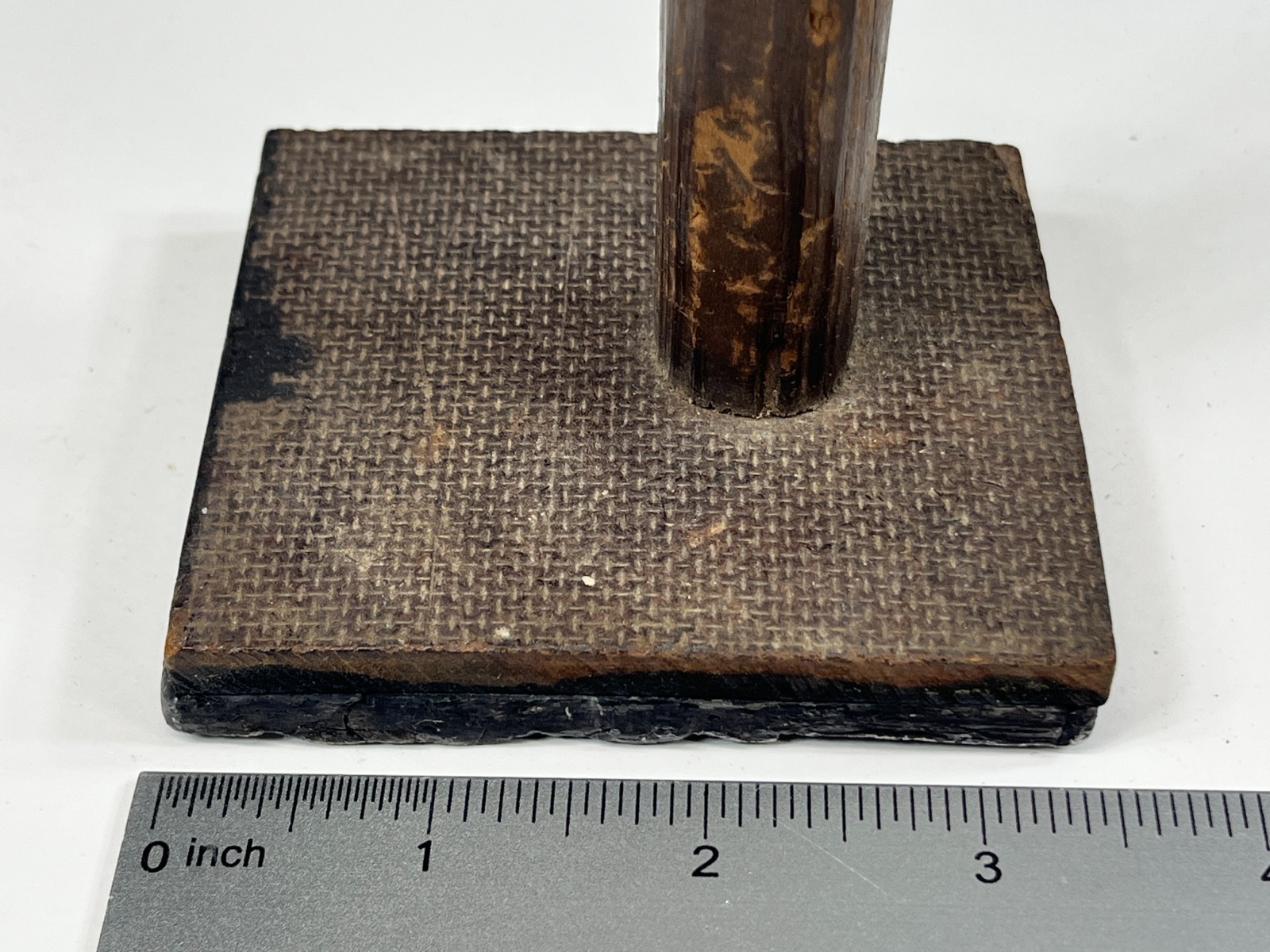 WW1 WW2 Royal Navy HMS Dragon D Cruiser Ship Bell Printing Hand Stamp Relic 4"