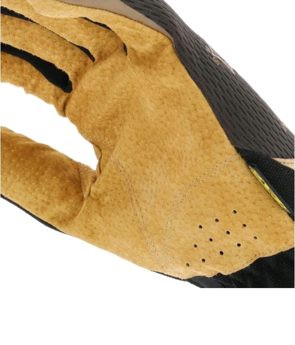 TWO PAIR Mechanix Wear Durahide Leather FastFit Work Glove Elastic Cuff LARGE