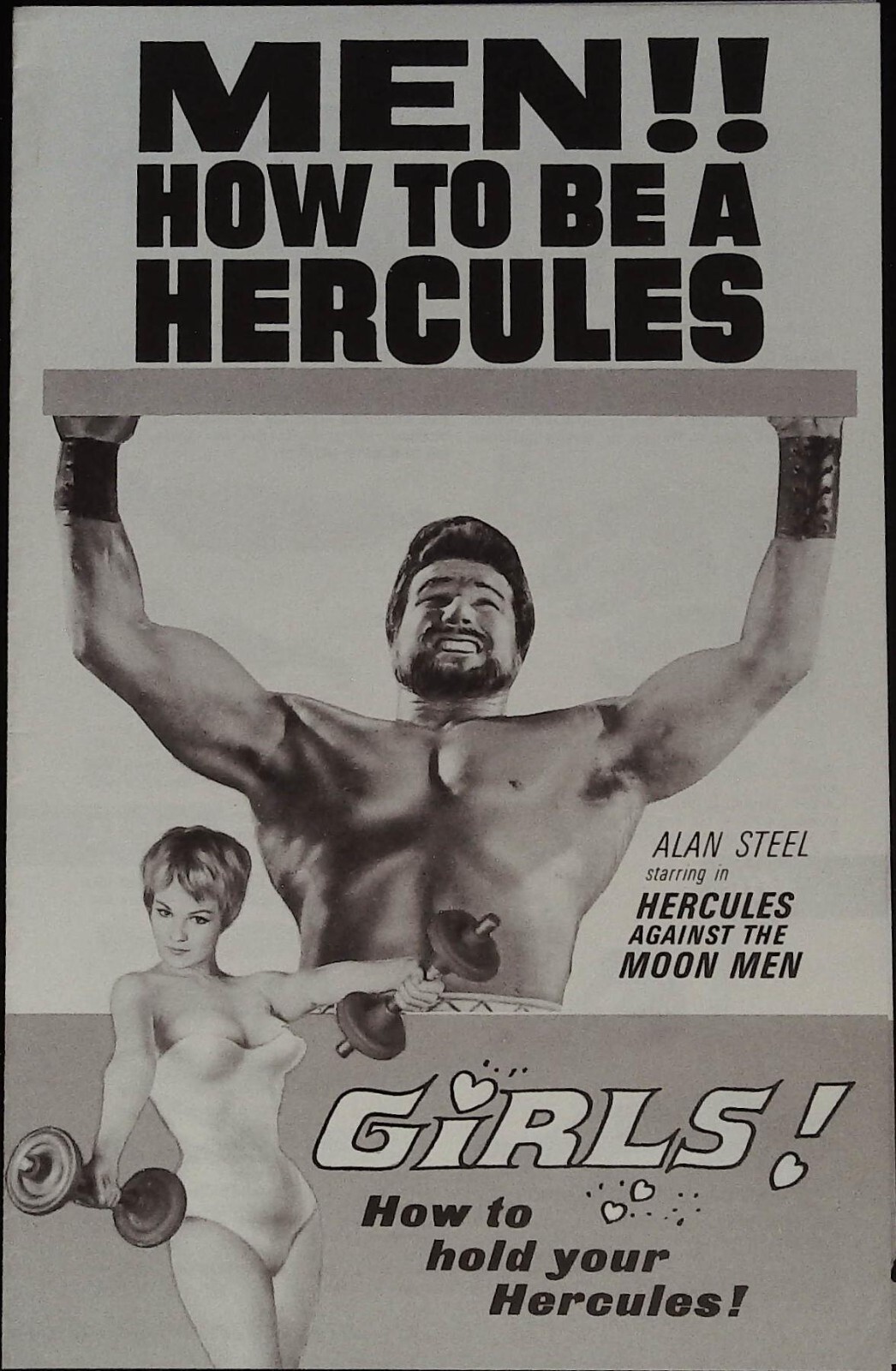 Hercules Against the Moon Men Herald 1965 Alan Steele as Hercules!