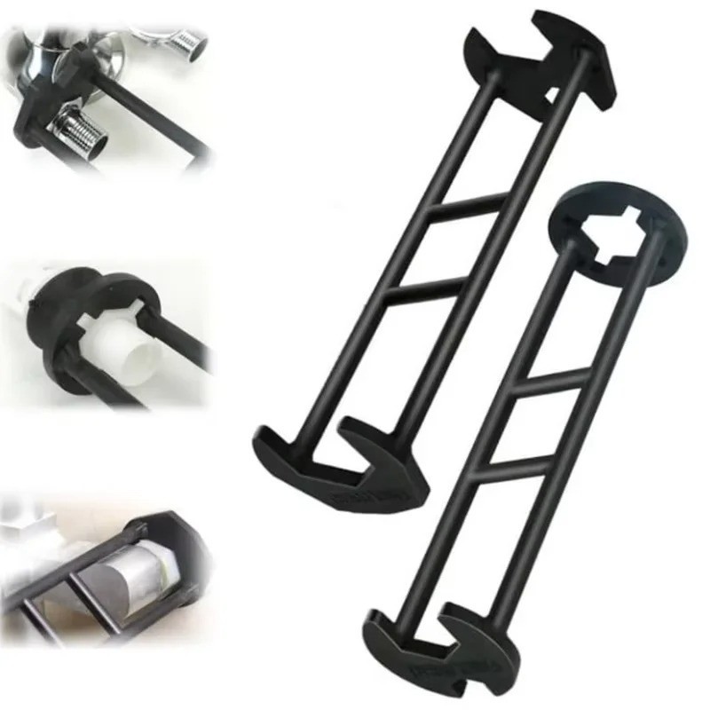 Multifunctional Sink Wrench Set, 2-Pack Basin and Faucet Wrench Tool with Fou...