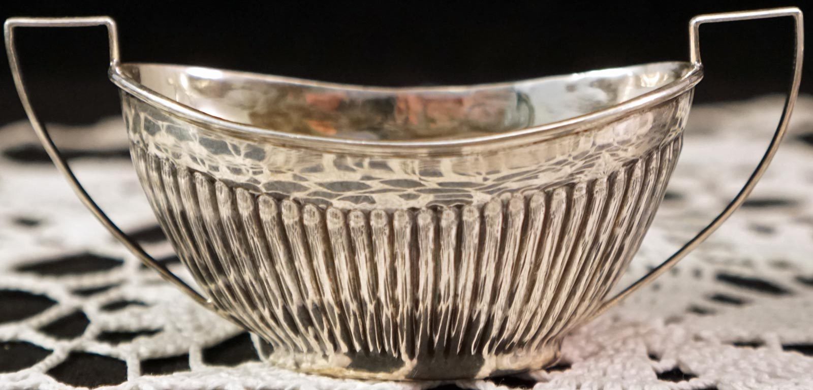 2 Handled Bowls Master Salts Silver Bowls Matthew John Jessop Birmingham 1902