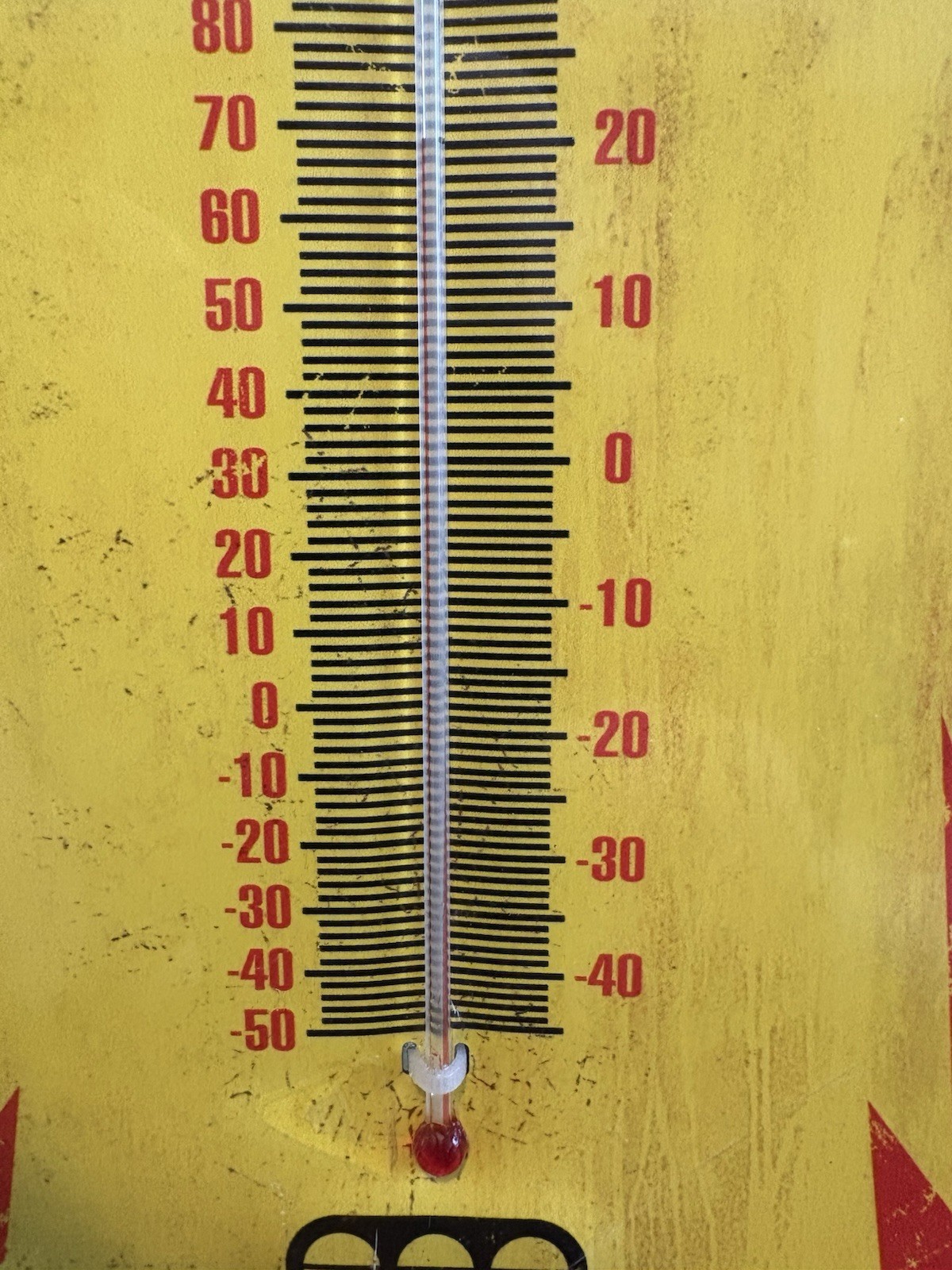 17.5 " Metal Vintage Style Mopar Parts Embossed Thermometer Sign Made USA NIP