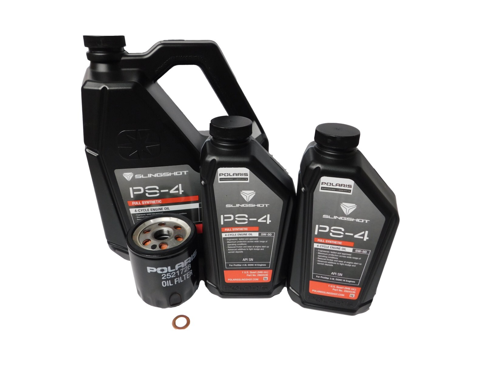 2020-2024 Polaris Slingshot Full Synthetic Oil Change Kit POL219