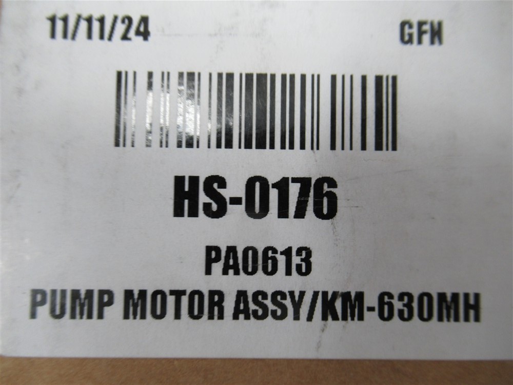 Hoshizaki PA0613 / HS-0176, OEM - Ice Machine Pump Motor Assembly - OEM