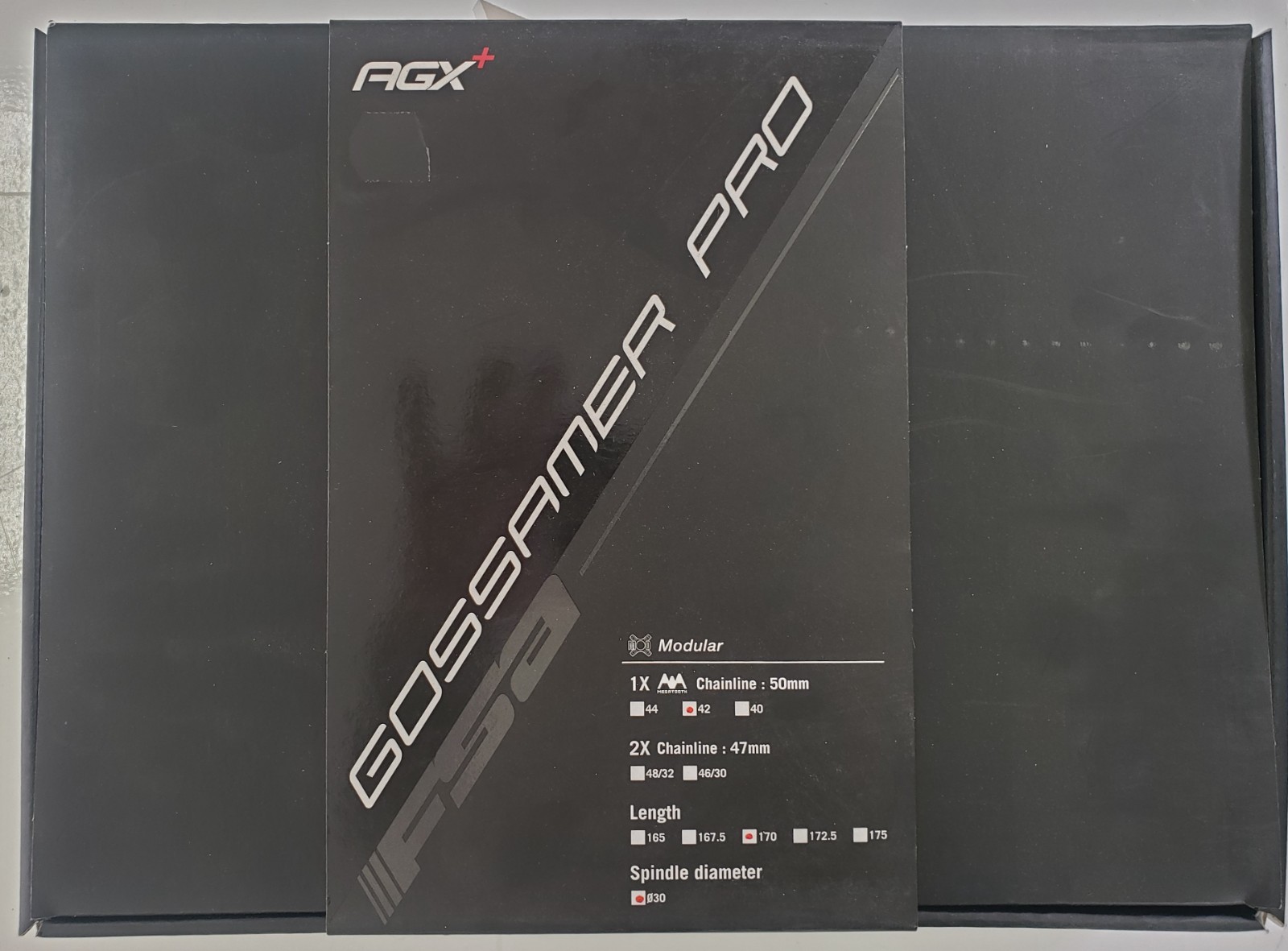 FSA Gossamer Pro AGX+ Crankset 42T 170mm NEW #336-0345063090 Free Shipping