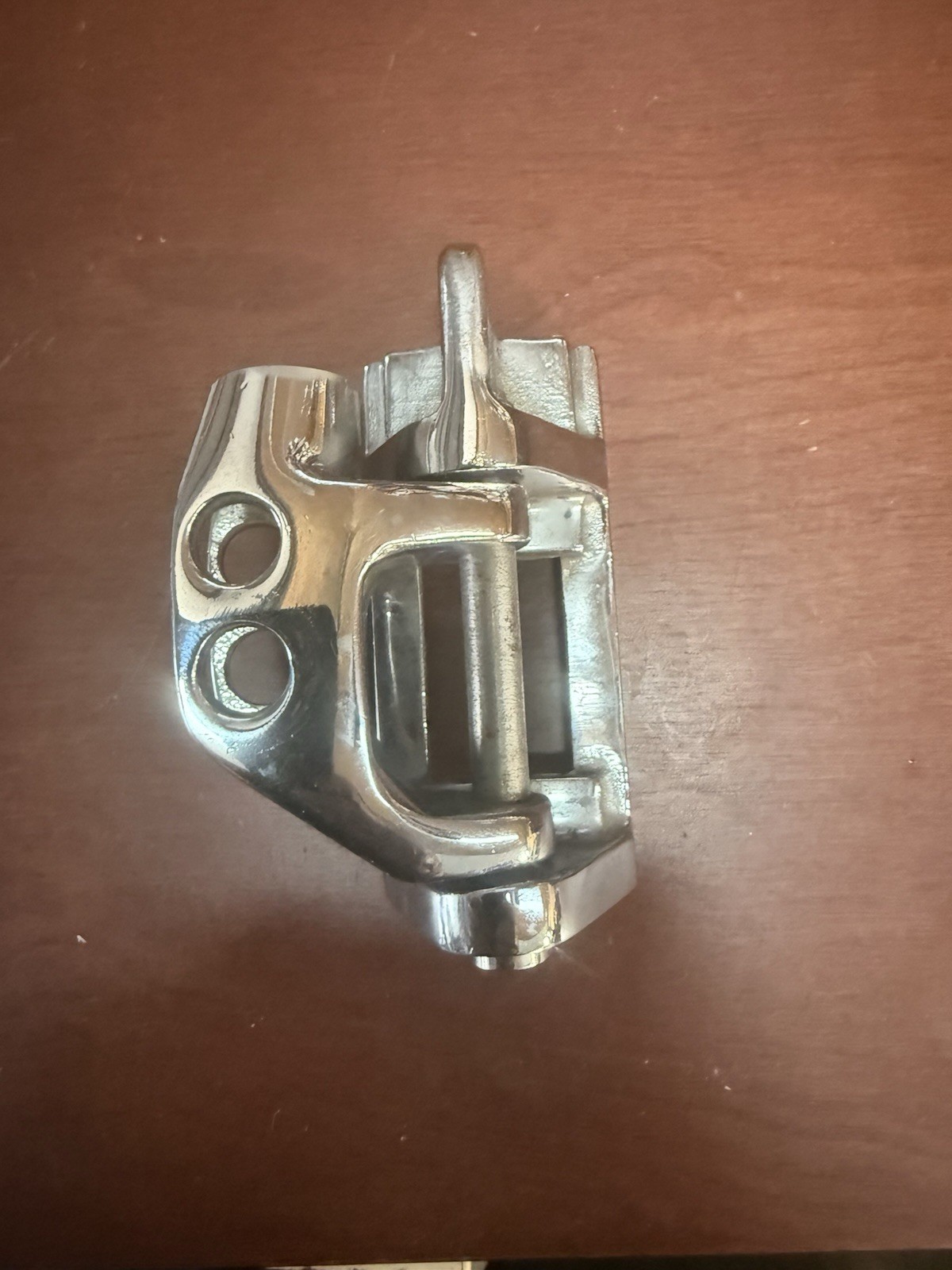 Sailboat Mast To Boom Gooseneck Chrome/Brass 1 1/4” Track