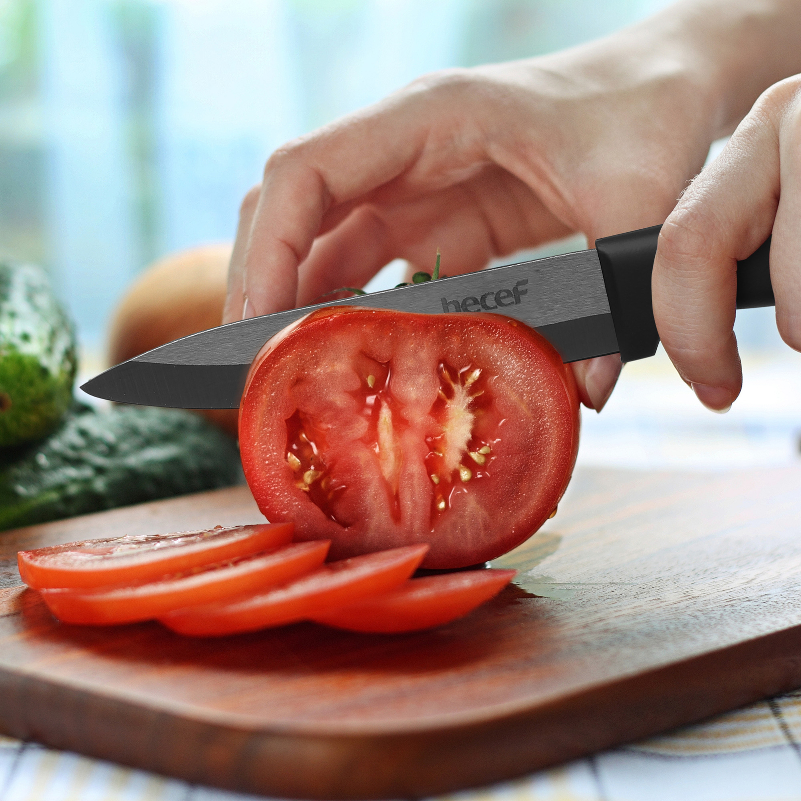 3PCS Ceramic Knife Set Sharp NonStick Blade Chef Knife,Utility KnifeParing Knife