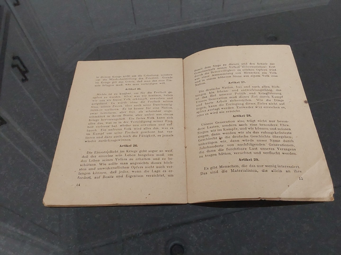 WWII 1943 Dr. Goebbels 30 War Articles for the German Folk Third Reich Booklet