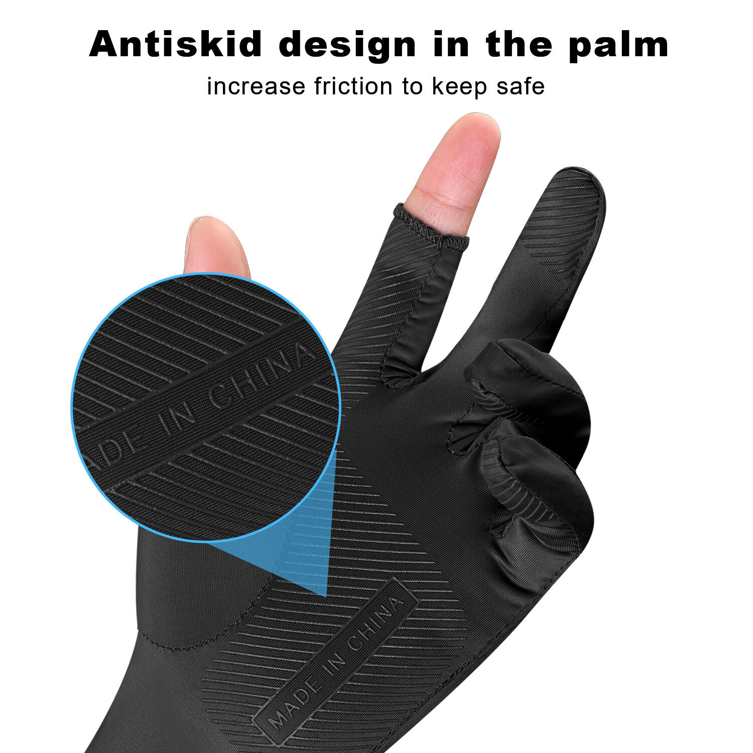 2Pair Finger Arm Cooling Sleeves Ice Silk Cover UV Sun Protection Outdoor Sports