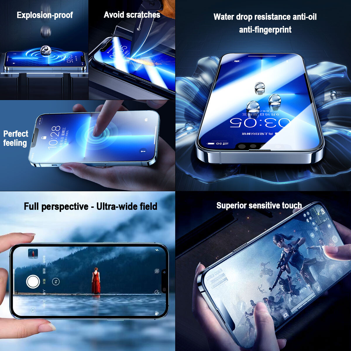 For iPhone 12 Pro Max Display LCD Touch Screen Digitizer Replacement Assembly