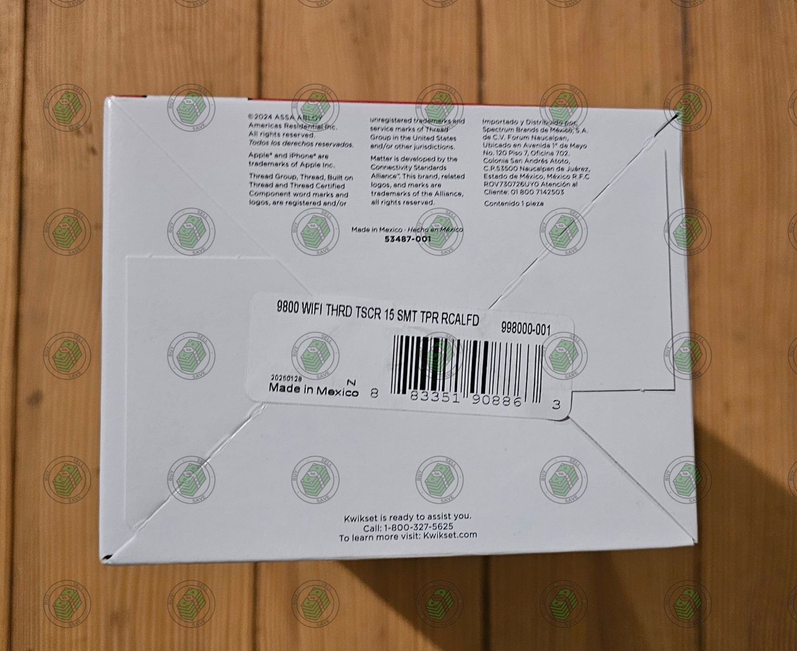 Kwikset Halo Select Wi-Fi and Matter Enabled Smart Lock - Satin Nickel **NEW**