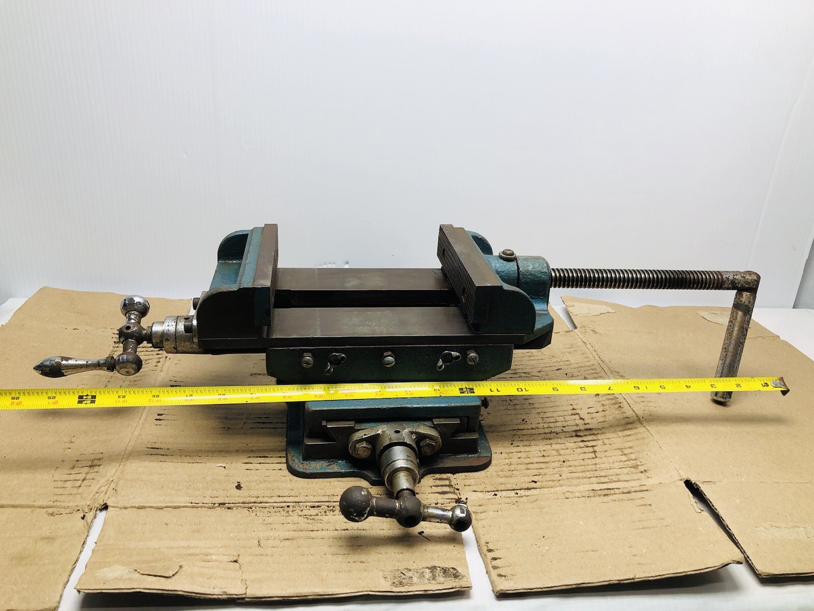 2 Way 6.5'' Drill Press X-Y Compound Vise Cross Over Slide Mill Milling Table