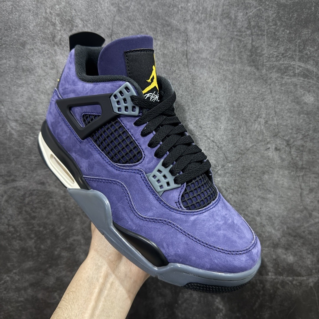 AJ 4 Lakers Imperial Purple FV5029-500 Ship Now