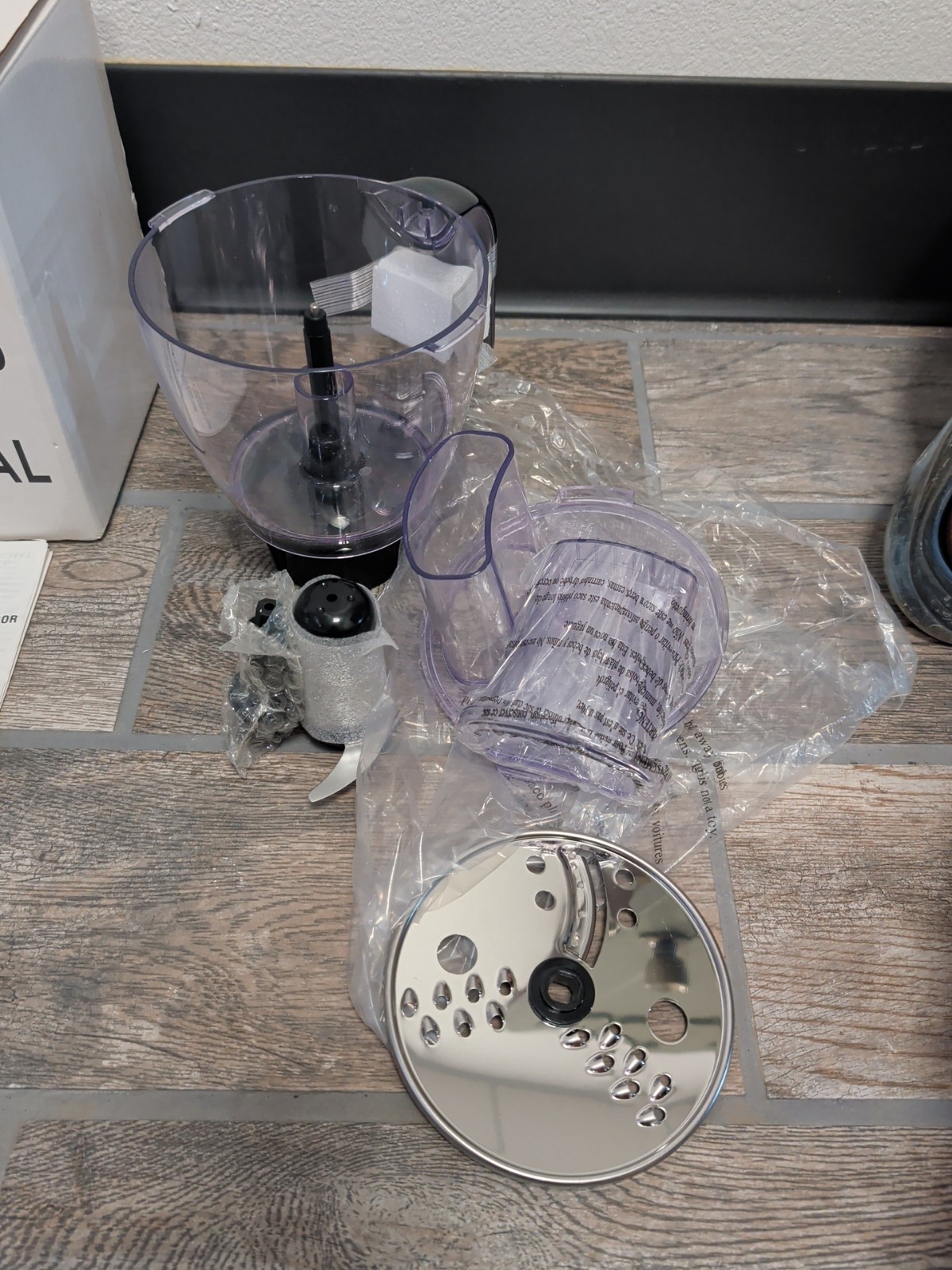 Oster Food Processor Replacement Assembly 116434- 100-090 Bowl,  Blade & Lid