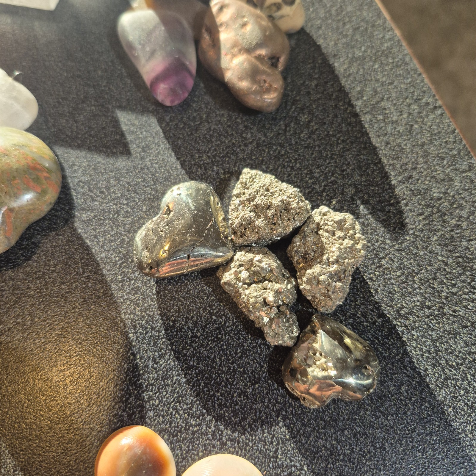 Ammonite Fossils, Crystals, Mineral Specimens, Shells, Cabochons Mixed Lot