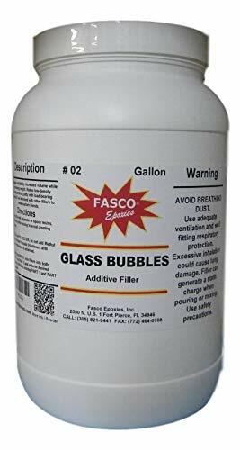 White Glass Microspheres - Filler for Epoxy and Polyester Resin - Gallon Tub
