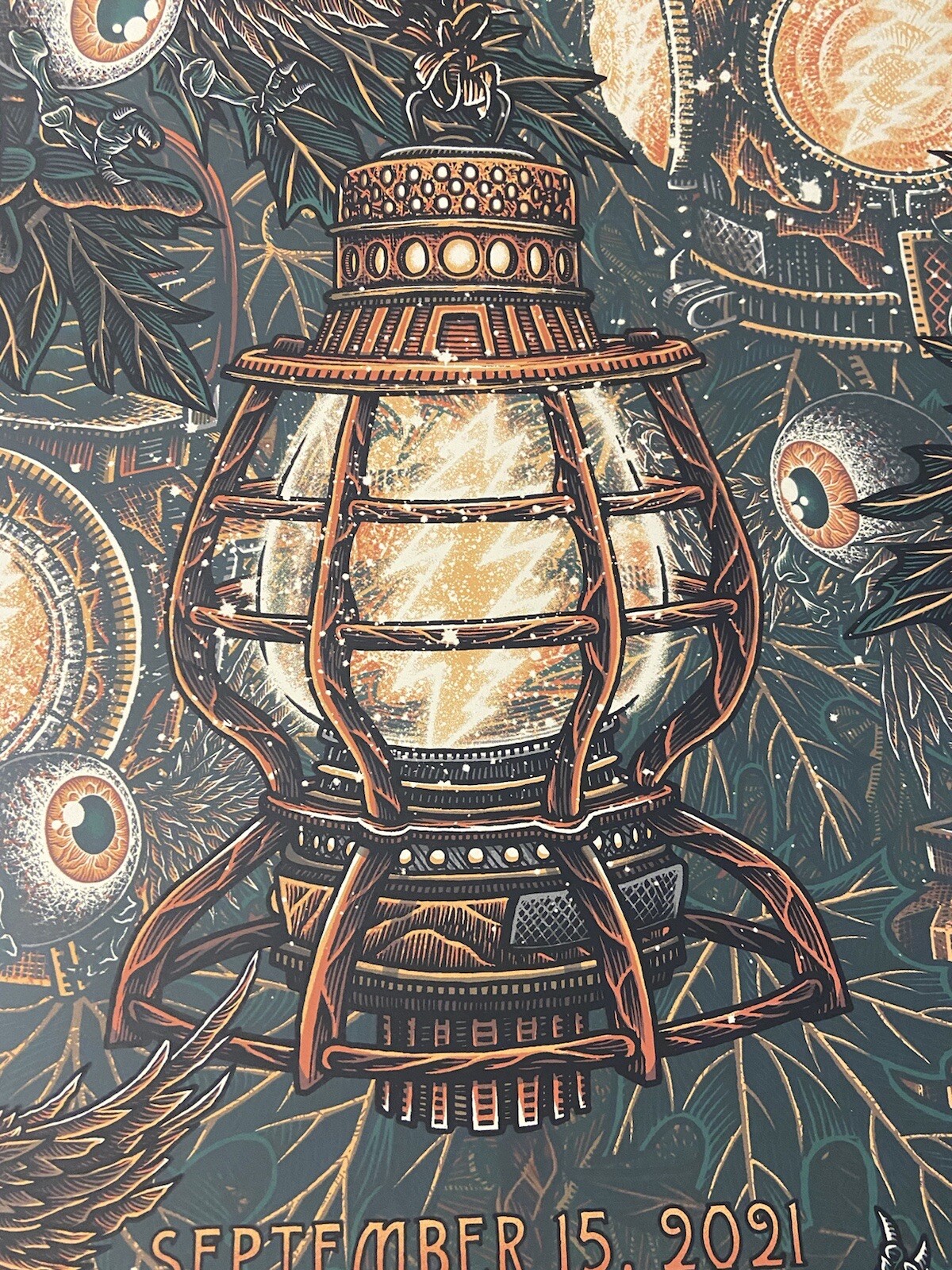 Dead and Company poster Noblesville 9/15 2021 Mint Luke Martin Avenger Sold Out