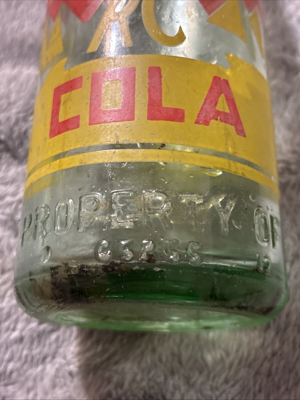 Vintage Royal Crown RC Cola Acl & Embossed 12oz Soda Bottle Good Housekeeping