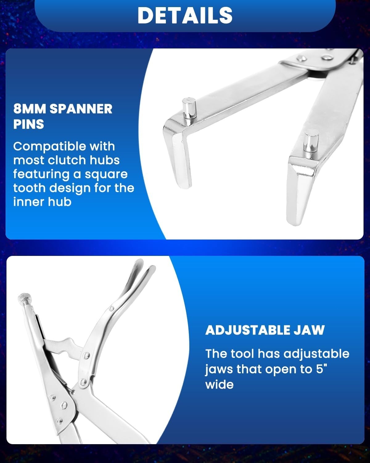 Clutch Holding Tool, Motorcycle Clutch Hub Basket Holder, Heavy Duty Flywheel