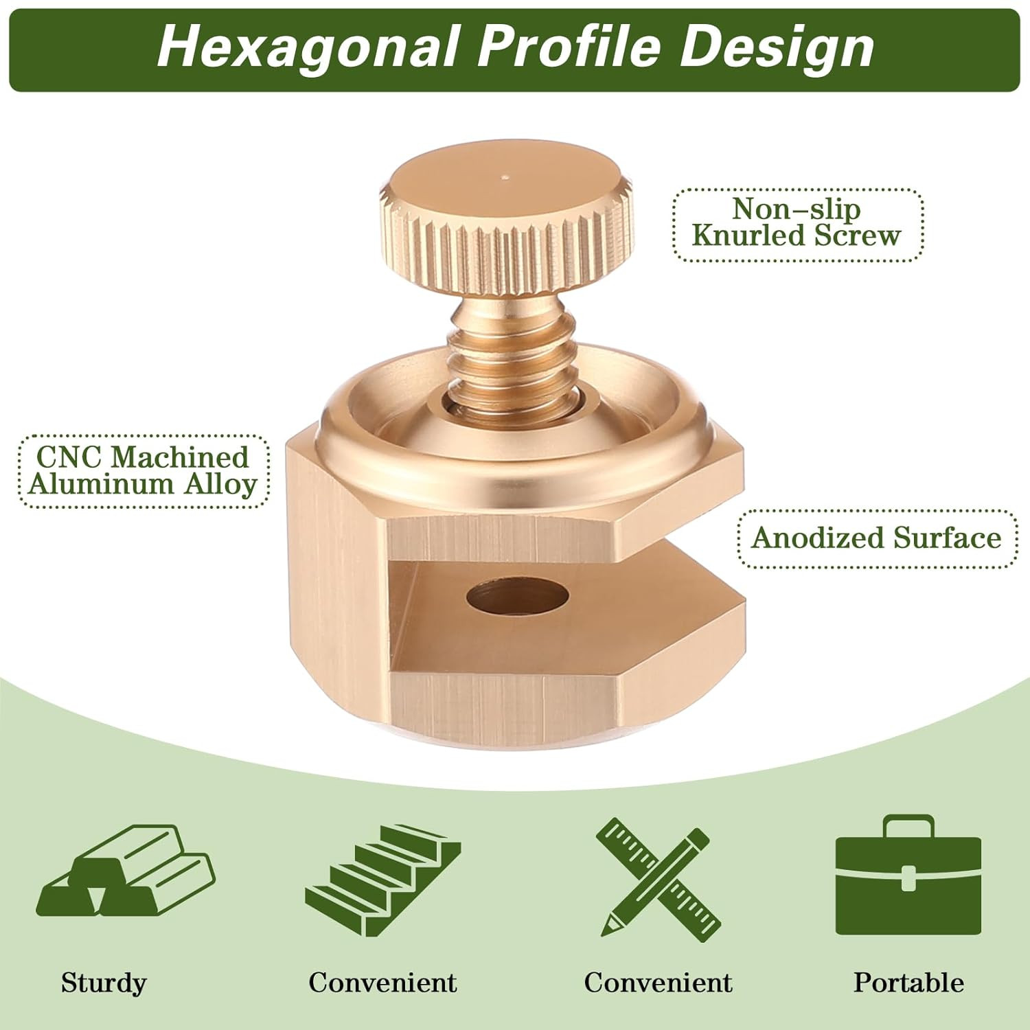 4 Pack Stair Gauge Set for Framing, Layout Tool for Carpentry (Gold)