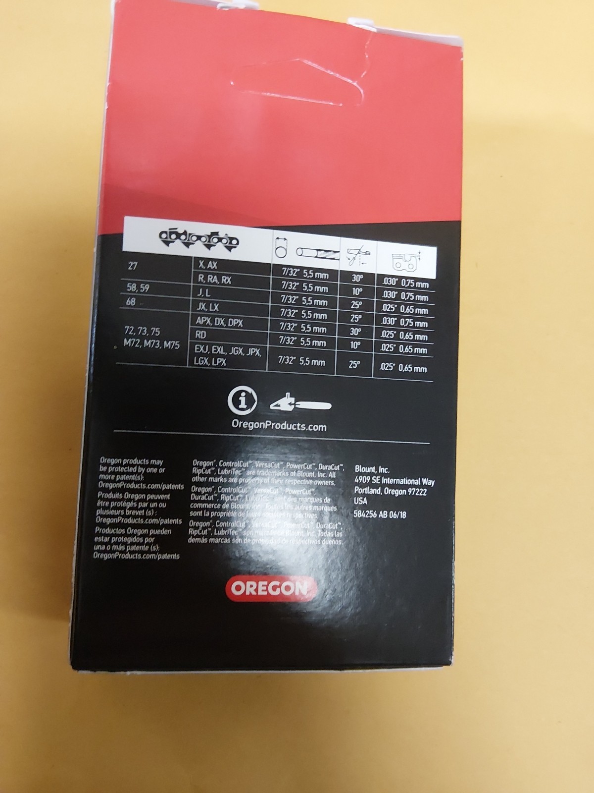 Oregon 72LPX072G Chain 20" 3/8 .050 NEW,T1