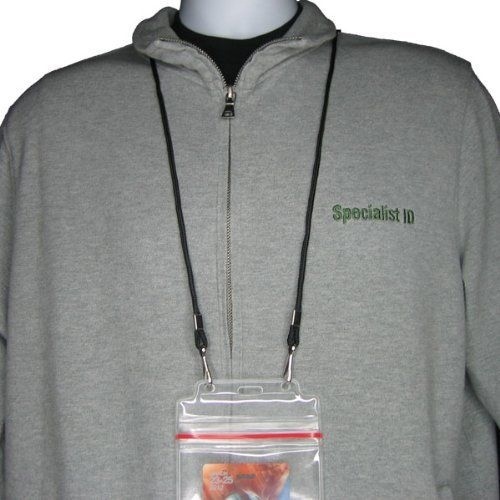 Double Ended Lanyard with 2 Clips for Special Event Badge - No Twist Neck Straps