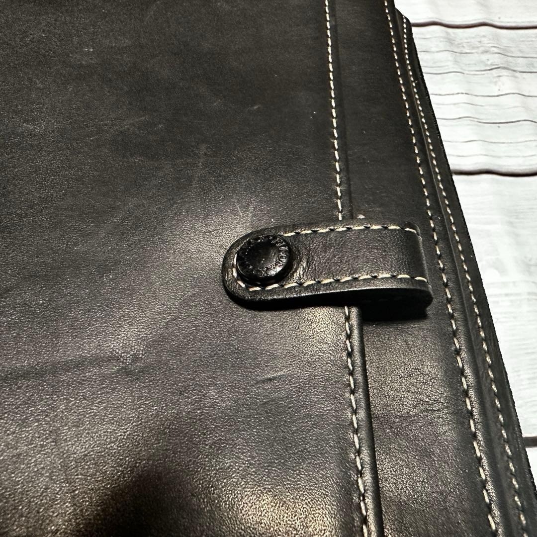 Filofax Hamilton ZIP A5 Leather Organizer Genuine Leather Excellent Condition