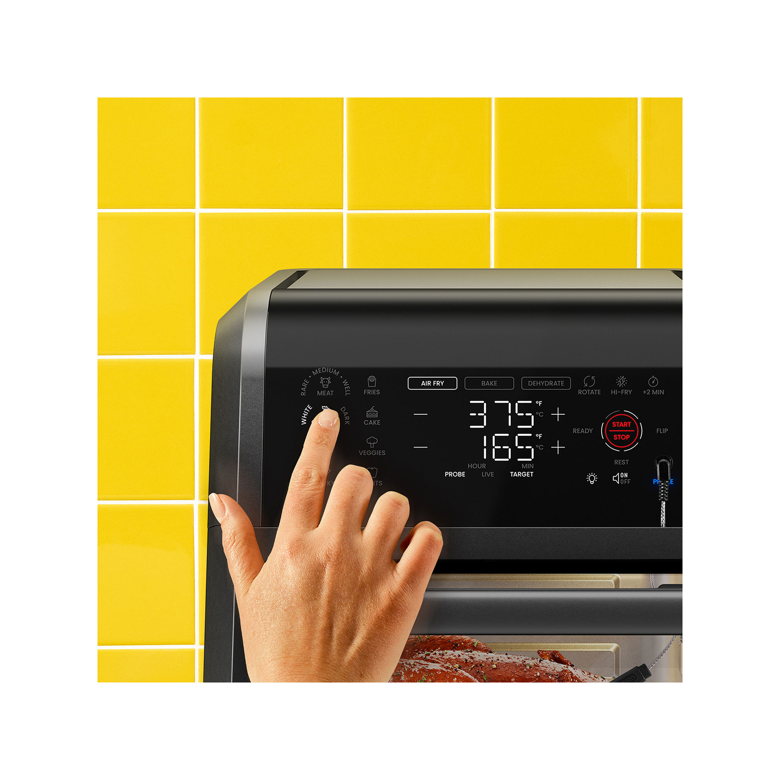 Chefman Air Fryer RJ38-RDO-PV12 - BLACK ONE SIZE