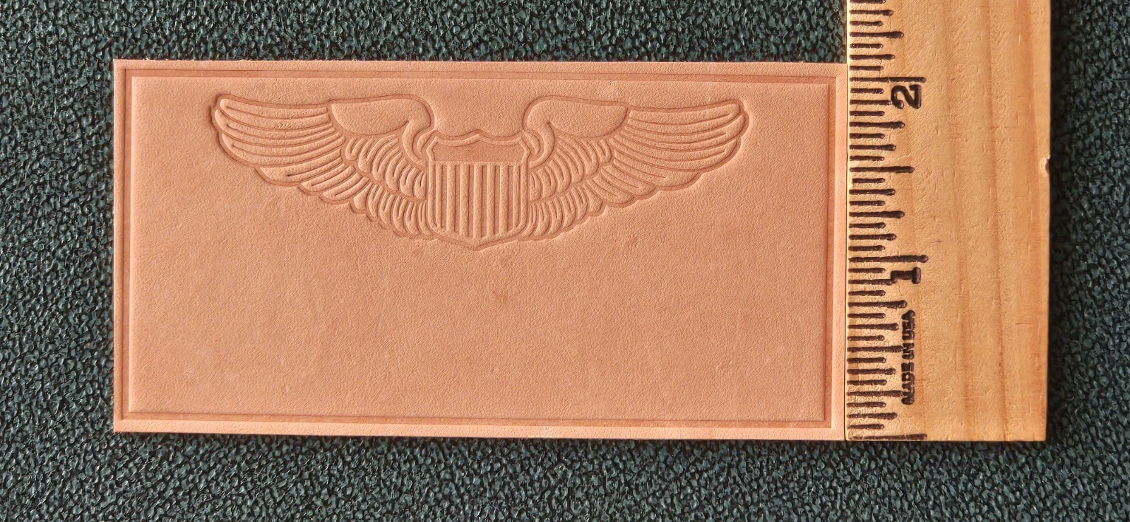 Leather Name Tag Squadron Patch Reproduction AAC WWII A-2 Air Corps