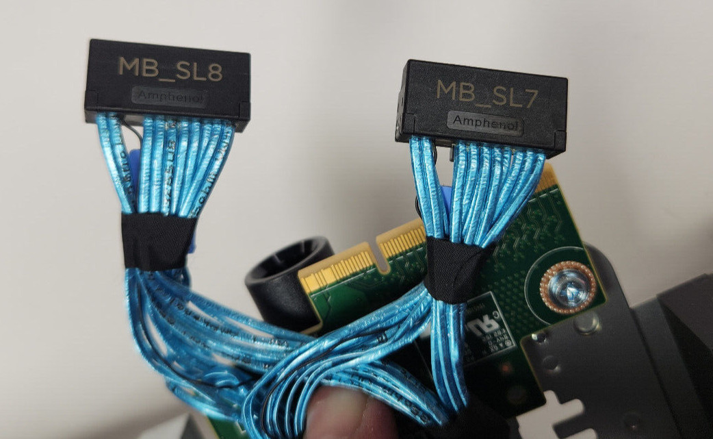 DELL PowerEdge R7525 Expansion Card Riser R1C NR2K2 2x x16 FHFL PCIe Slots GPU