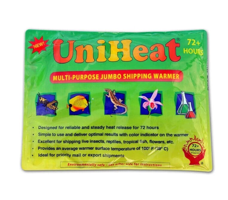 (10 Pack) FRESH! UniHeat 72+ Hour Shipping Warmer Heat Pack Uni Hr Plants Pets