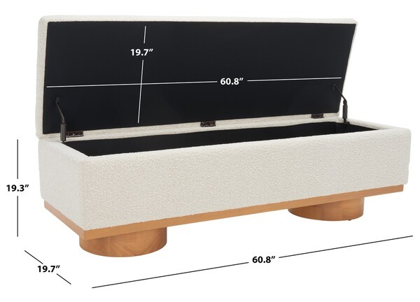 Safavieh VIANNA BOUCLE BENCH, Reduced Price 2172783569 SFV5049A