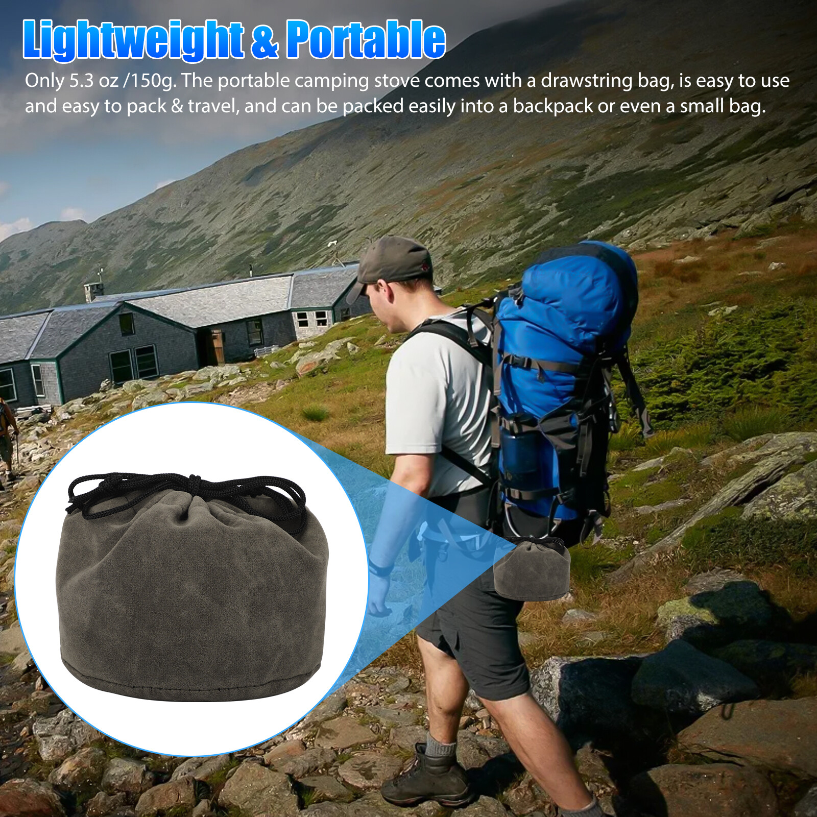 Mini Portable Alcohol Stove Burner Outdoor for Backpacking Hiking Camping Tool