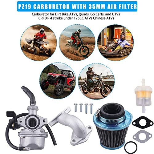 PZ19 Carburetor with 35mm Air Filter for 50cc 70 90 110cc DR50 CRF XR 50