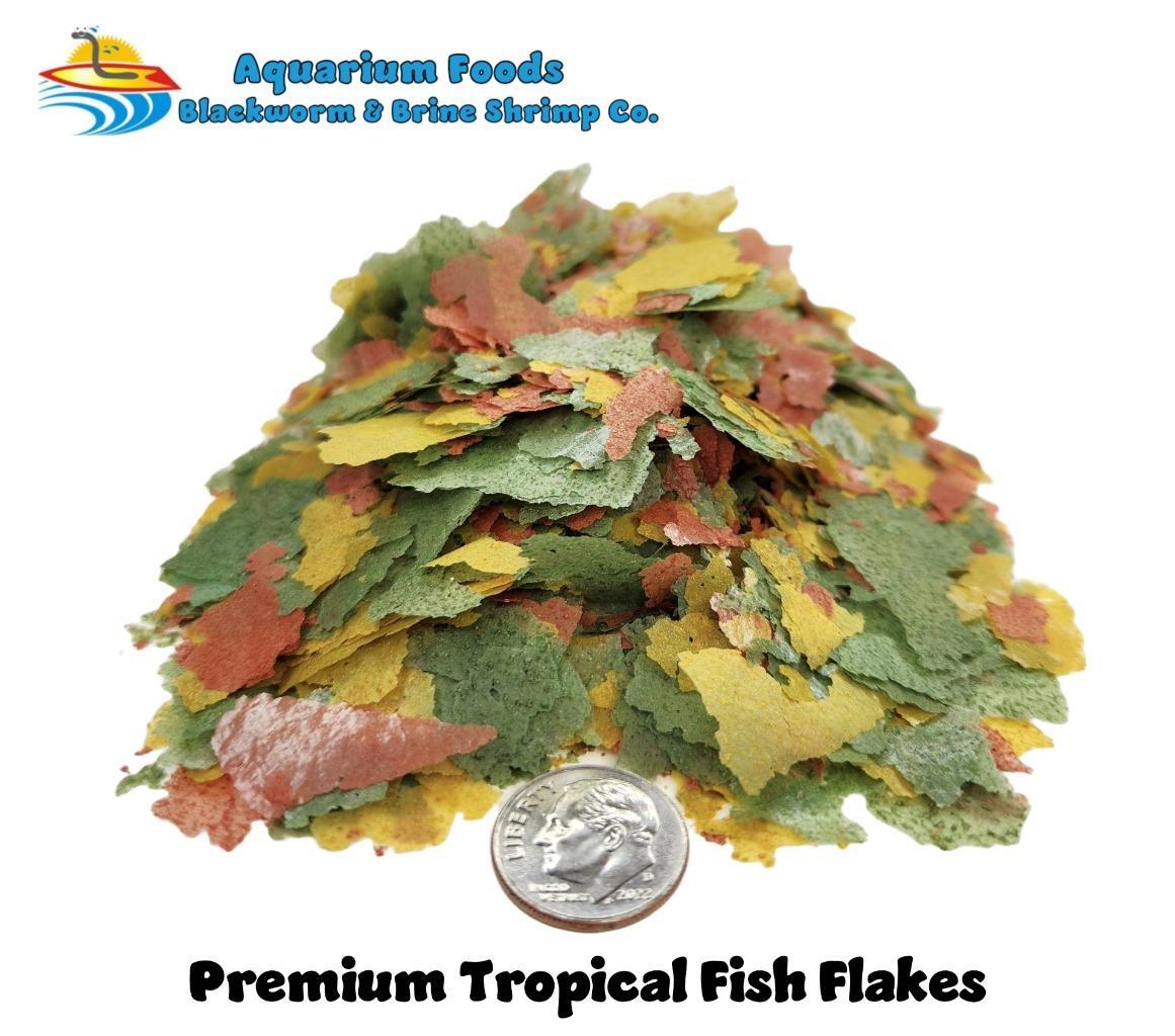 PREMIUM TROPICAL FISH FLAKE FOOD - FREE SINKING AND FLOATING PELLETS!!! AFI