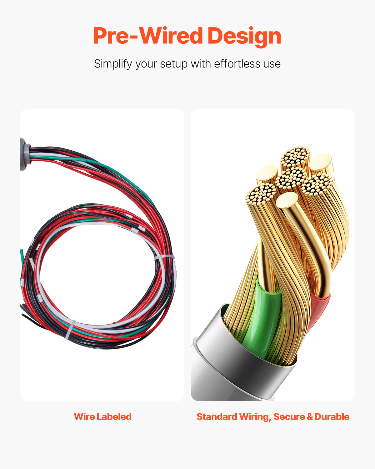 VEVOR Manual Transfer Switch 30A Generator Transfer Switch Kit NEMA 3R 7500W