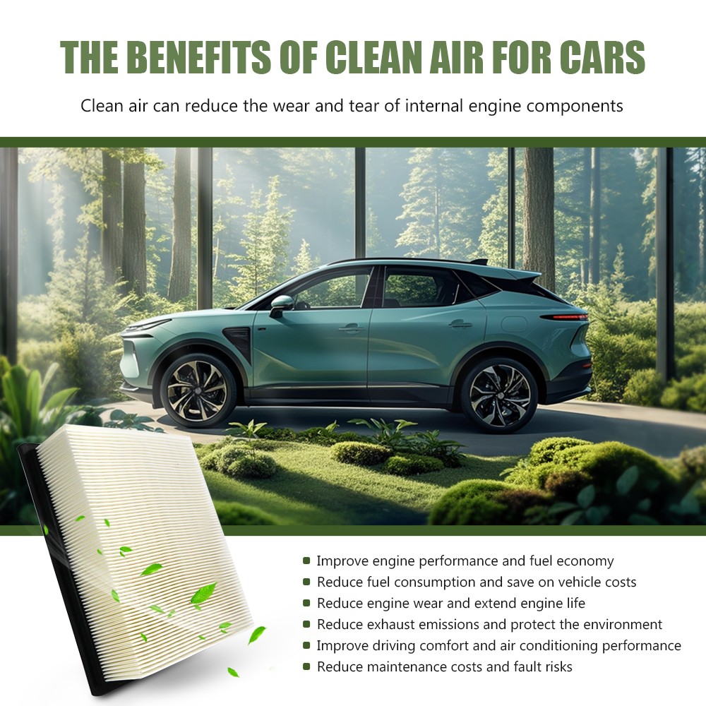 1x Cabin Air Filter For 2018-2024 Enclave Cadillac XT5 Silverado GMC Sierra 1500