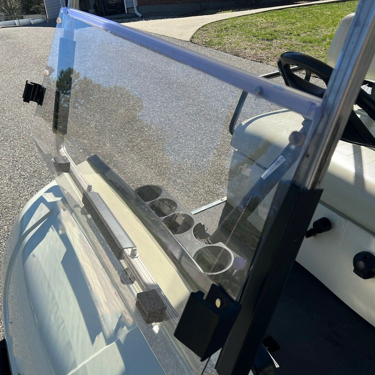 For Yamaha G14 G16 G19 Clear PC Windshield Folding 1995-2003 Golf Cart Part