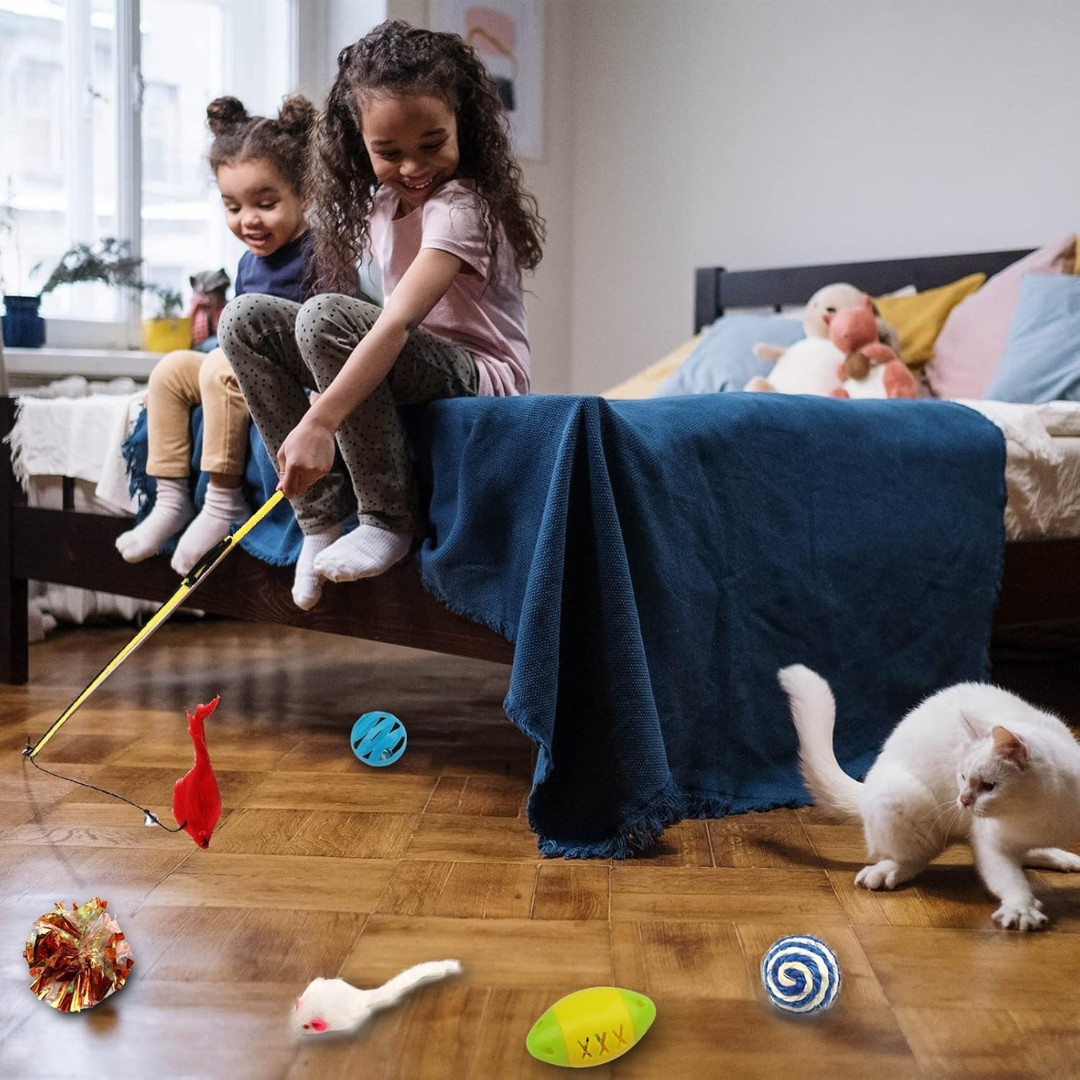 Cat Toys Kitten Toys Assortments 32 Packs Cat Toys Variety Pack for Kitty Cat