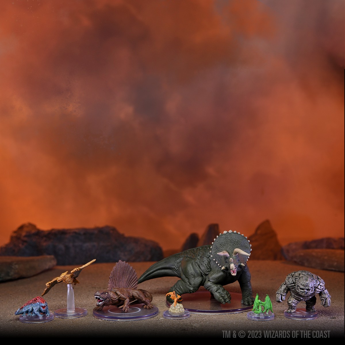 D&D Icons of the Realms Sand & Stone 8 ct Booster Brick