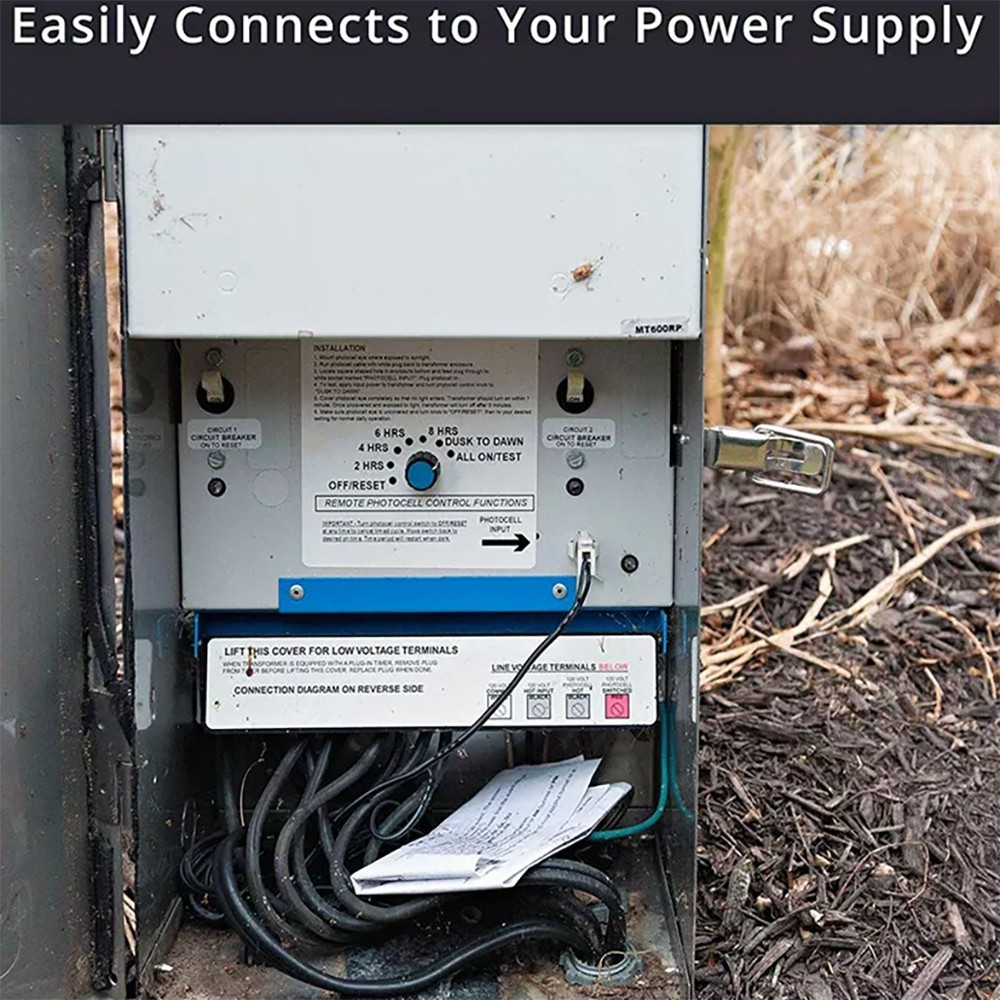 200FT LOW VOLTAGE 12/2 CABLE LANDSCAPE BURIAL COPPER WIRE OUTSIDE 12AWG 2 CORE