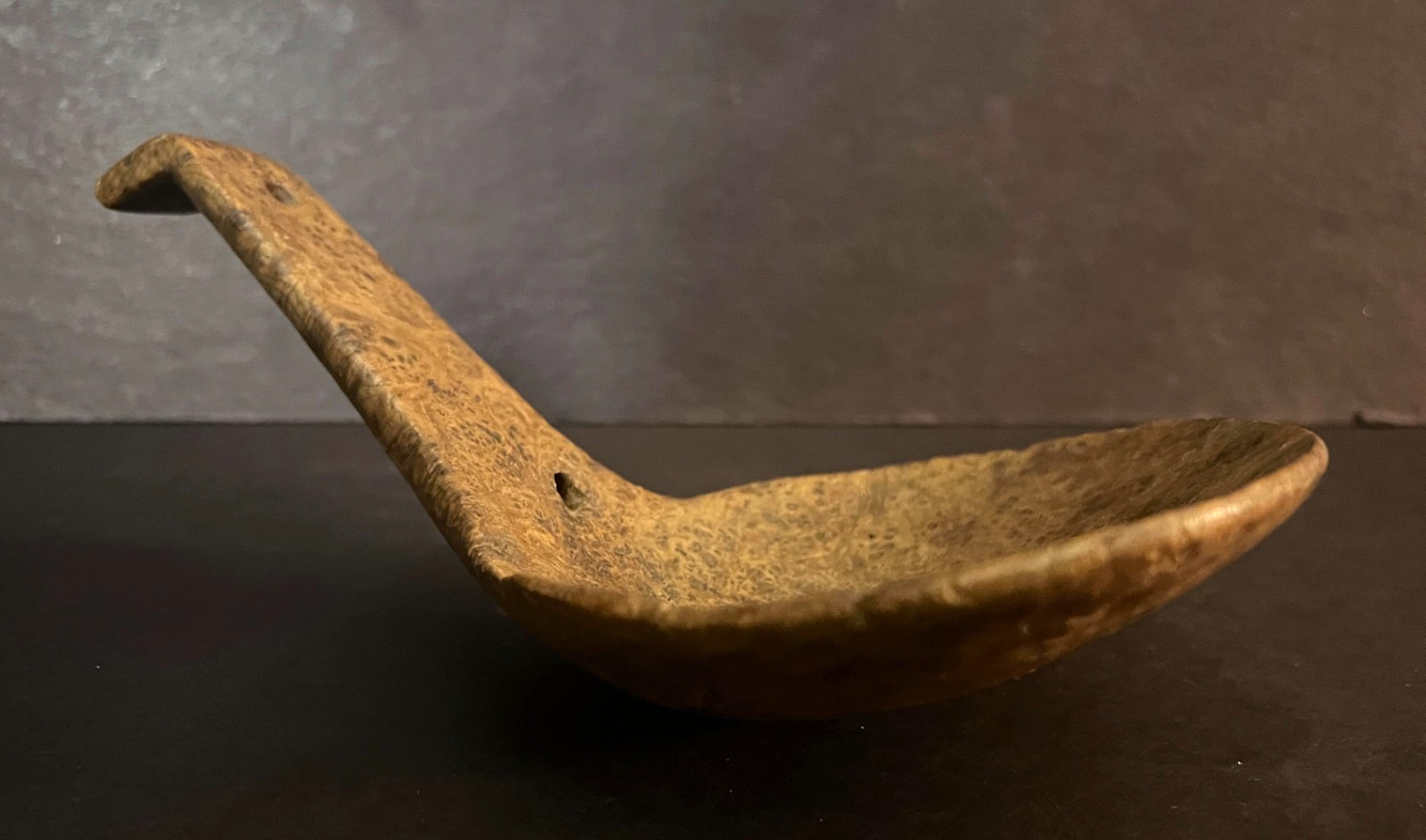 HAIDA-TLINGIT FEAST SPOON/LADLE Hand Made Antique Native American Burlwood Art