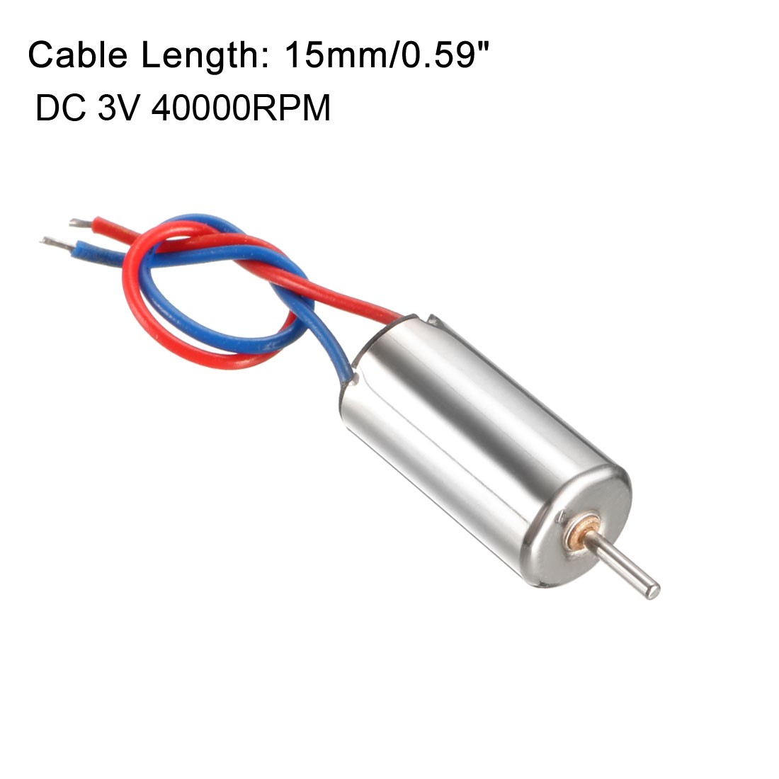 4PCS DC 3V 40000RPM Coreless Micro Motor 612 6x12mm for Airplane Model RC