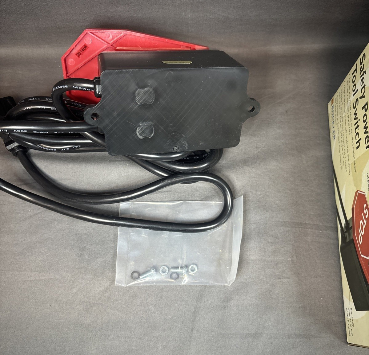 Rockler Safety Power Tool Switch - NOS - Saw Kill Switch