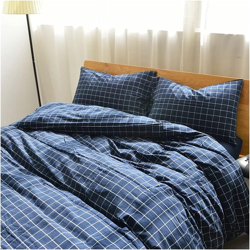 100% Washed Cotton Duvet Cover for Weighted Blanket 60x80