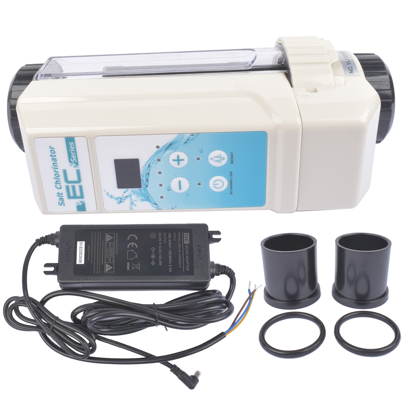Complete Salt Water Pool Chlorine Generator System 12G/H 16,000 gals Chlorinator