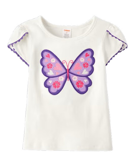 NWT Gymboree Toddler Girls 3T 4T 5T Butterfly Tee Leggings Headband NEW