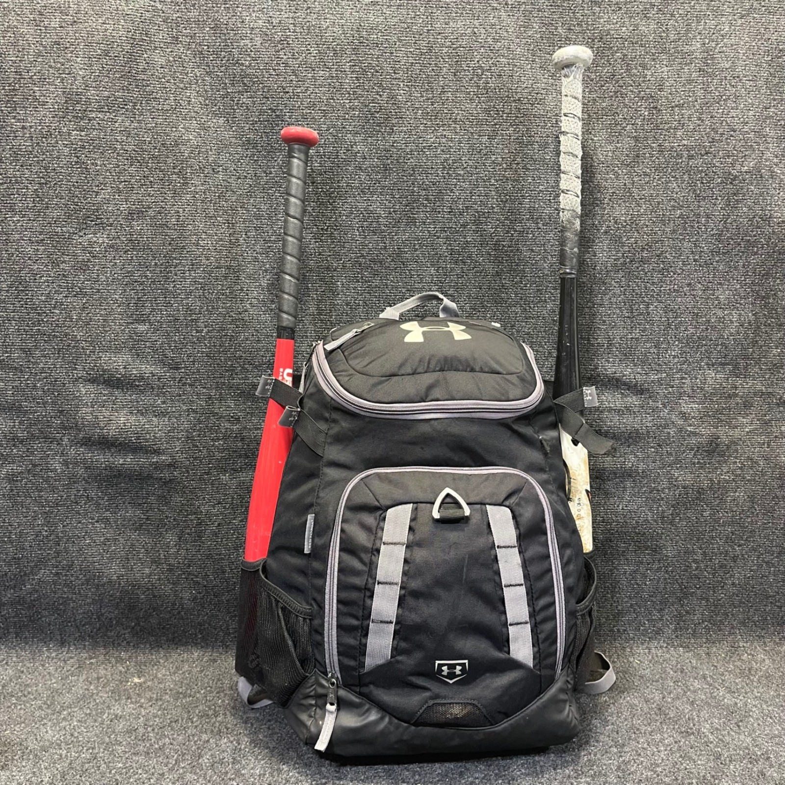 Under Armour UASB-UBP Undeniable Bat Pack Black Baseball Softball Bag Backpack