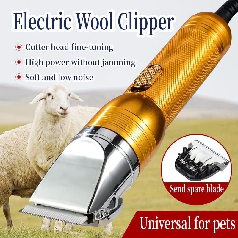 380W Heavy-Duty Pet Hair Trimmers Electric Professional Dog Grooming Clippers US